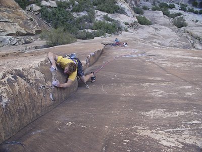 Tom Moulin on Velvet Tongue, pitch 4 (5.12d), Black Velvet Wall.